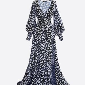 Hanifa Alia Maxi Dress in Black